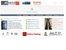 Tablet Screenshot of akmetalgroup.com
